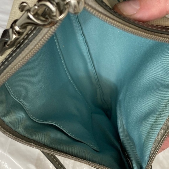 Coach starfish large wristlet bag
